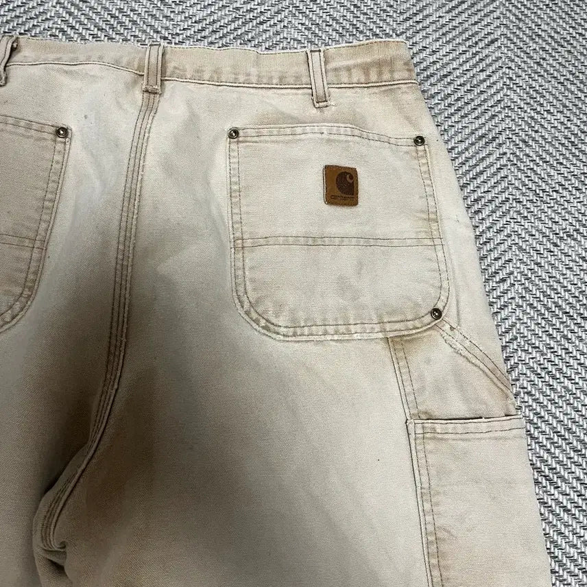[BUNJANG] Carhartt Double Knee Brown Dungaree Fit Jeans / 칼하트 더블니 브라운 덩가리핏 36x36