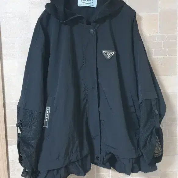 [SOLD OUT] 여성 검정망사.후드자켓(새옷)