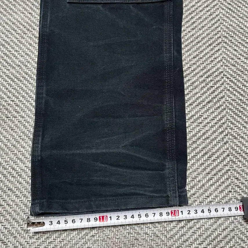 [BUNJANG] Carhartt Double Knee Black Dungaree Fit Jeans / 칼히트 더블니 블랙 덩가리핏 34x36