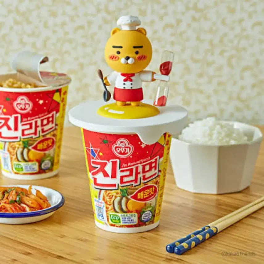 [BUNJANG] Kakao Friends Ryan Jin Ramen Collaboration Sand Timer / 카카오프렌즈 라이언 진라면 콜라보  모래시계 타이머