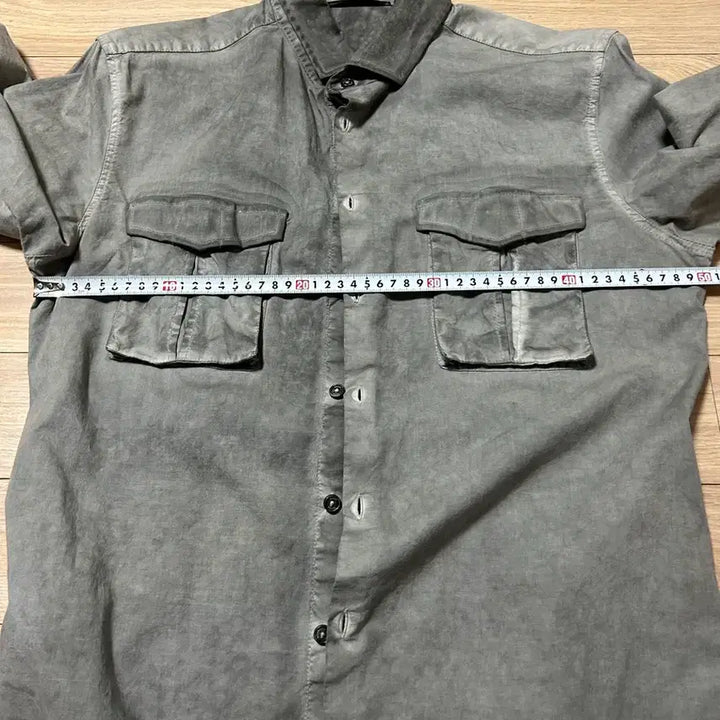 [SOLD OUT] Series 가먼트다이드 포켓 셔츠 made in italy