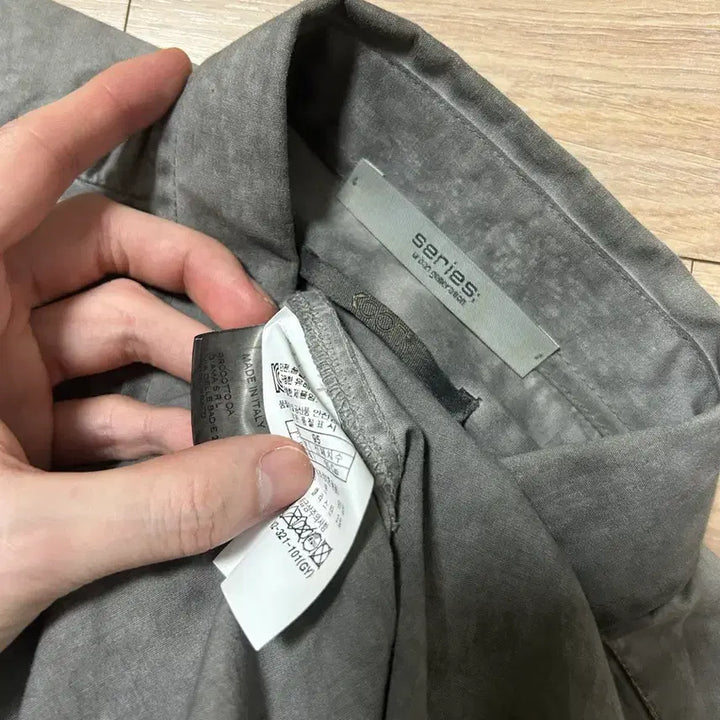 [SOLD OUT] Series 가먼트다이드 포켓 셔츠 made in italy