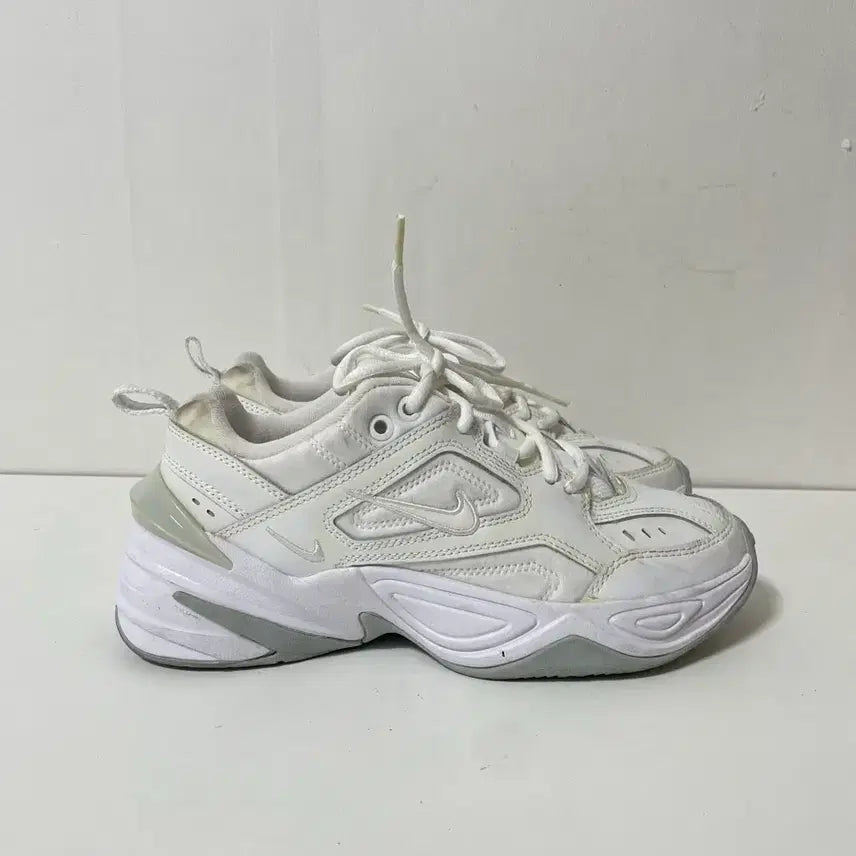 [BUNJANG] Nike M2K Techno White Sneakers / 230 나이키 M2K 테크노화이트 운동화 정품