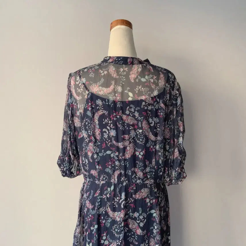 [SOLD OUT] 질스튜어트 플라워 패턴 쉬폰 미니 원피스