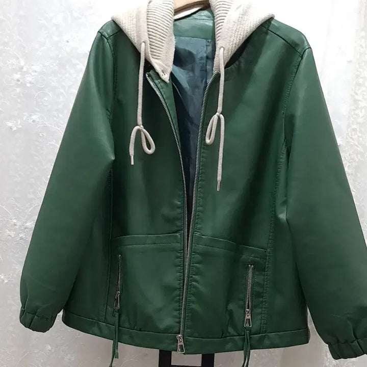 [BUNJANG] Knit Color Block Jacket / 니트배색 자켓 free