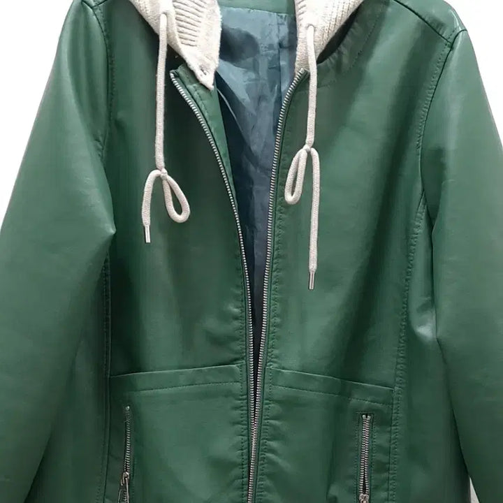 [BUNJANG] Knit Color Block Jacket / 니트배색 자켓 free
