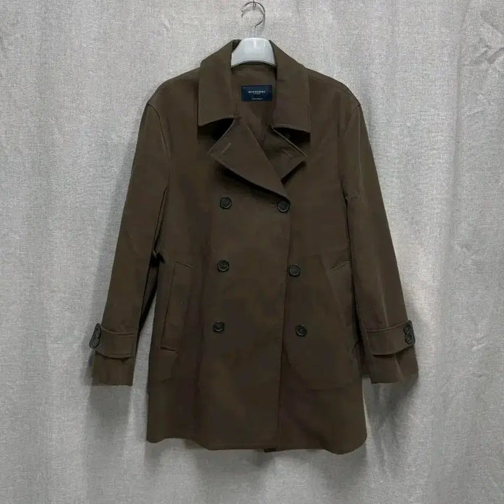 [BUNJANG] Burberry London Double Corduroy Half Coat / [54/매장판] 버버리 런던 BURBERRY 더블 코듀로이 하프 코트