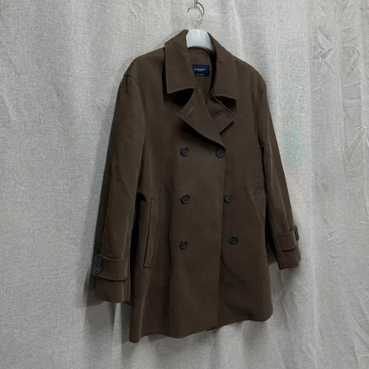 [BUNJANG] Burberry London Double Corduroy Half Coat / [54/매장판] 버버리 런던 BURBERRY 더블 코듀로이 하프 코트
