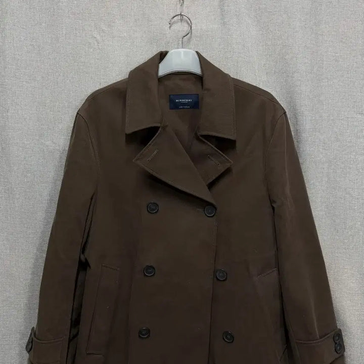 [BUNJANG] Burberry London Double Corduroy Half Coat / [54/매장판] 버버리 런던 BURBERRY 더블 코듀로이 하프 코트
