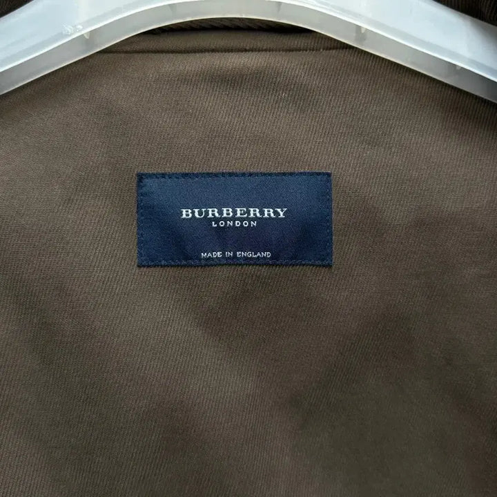 [BUNJANG] Burberry London Double Corduroy Half Coat / [54/매장판] 버버리 런던 BURBERRY 더블 코듀로이 하프 코트