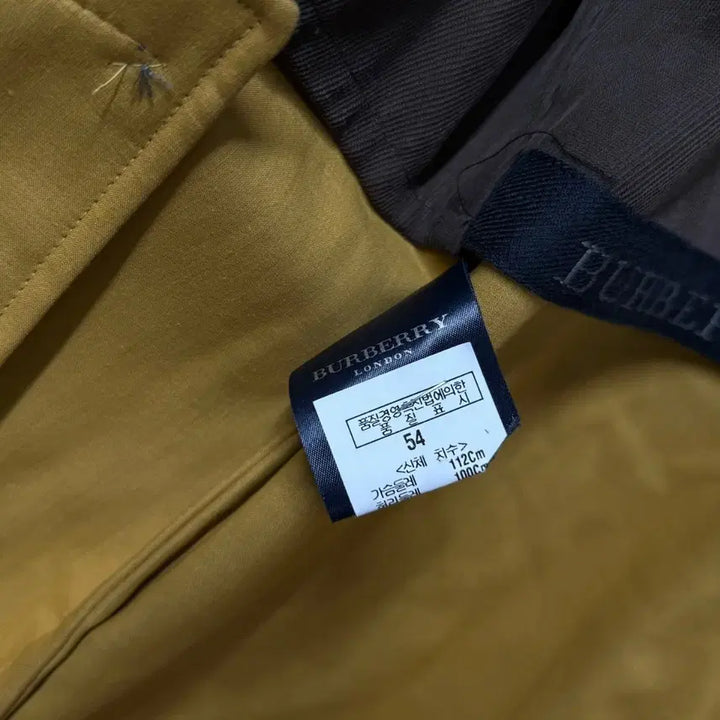 [BUNJANG] Burberry London Double Corduroy Half Coat / [54/매장판] 버버리 런던 BURBERRY 더블 코듀로이 하프 코트