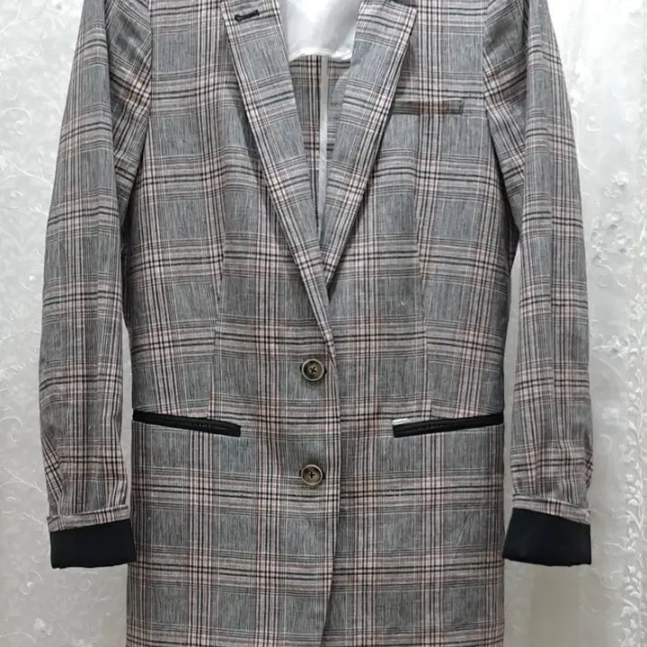 [BUNJANG] Hazzys Check Jacket (Size 55) / 헤지스 체크자켓 55