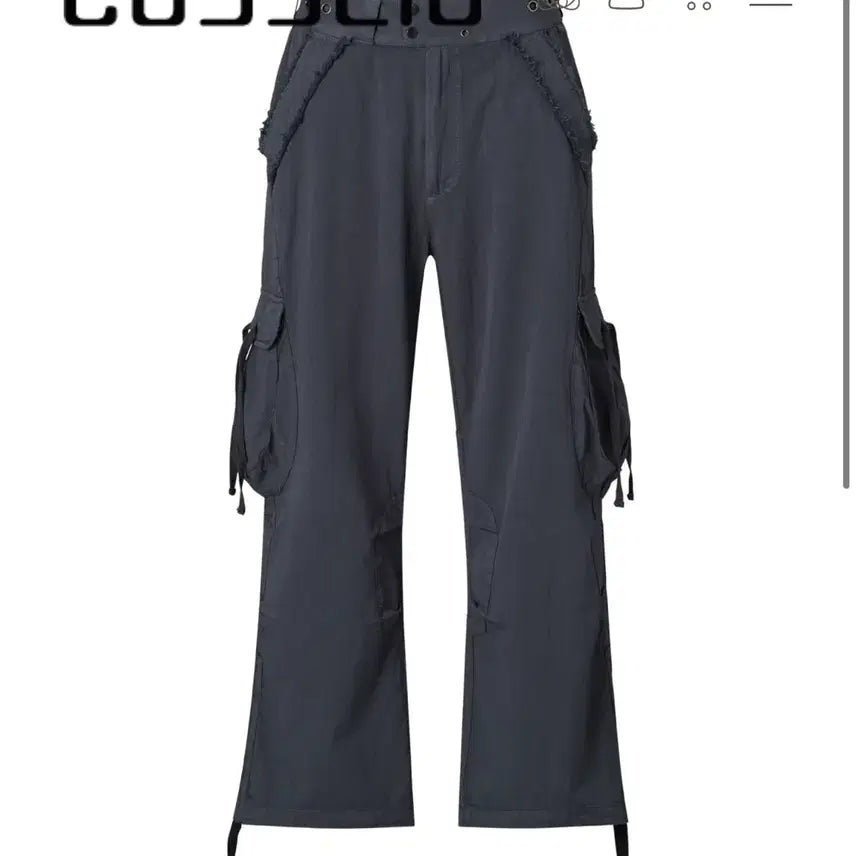 [BUNJANG] Koiseio Low Edge Pocket Pants Charcoal / [2] 코이세이오 로우 엣지 포켓 팬츠 차콜