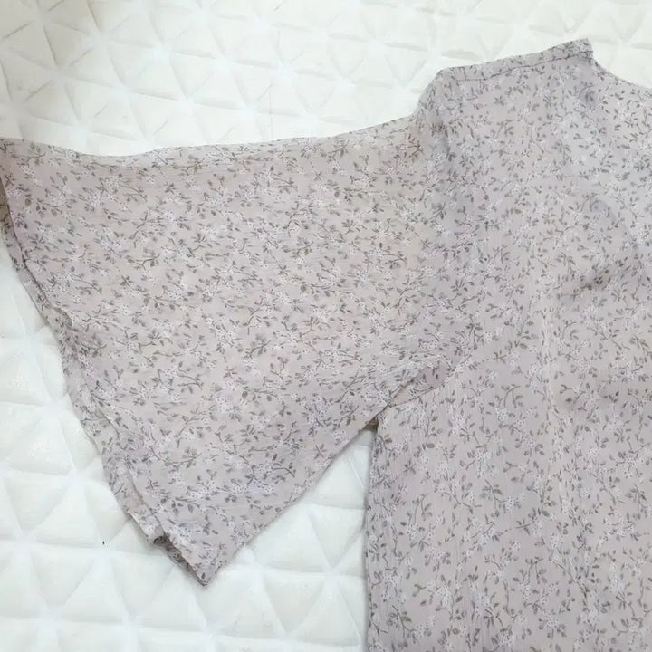 [BUNJANG] Floral Print Chiffon Dress / 새상품 55 여성 쉬폰 원피스 꽃무늬 원피스 여름원피스 55 새제품