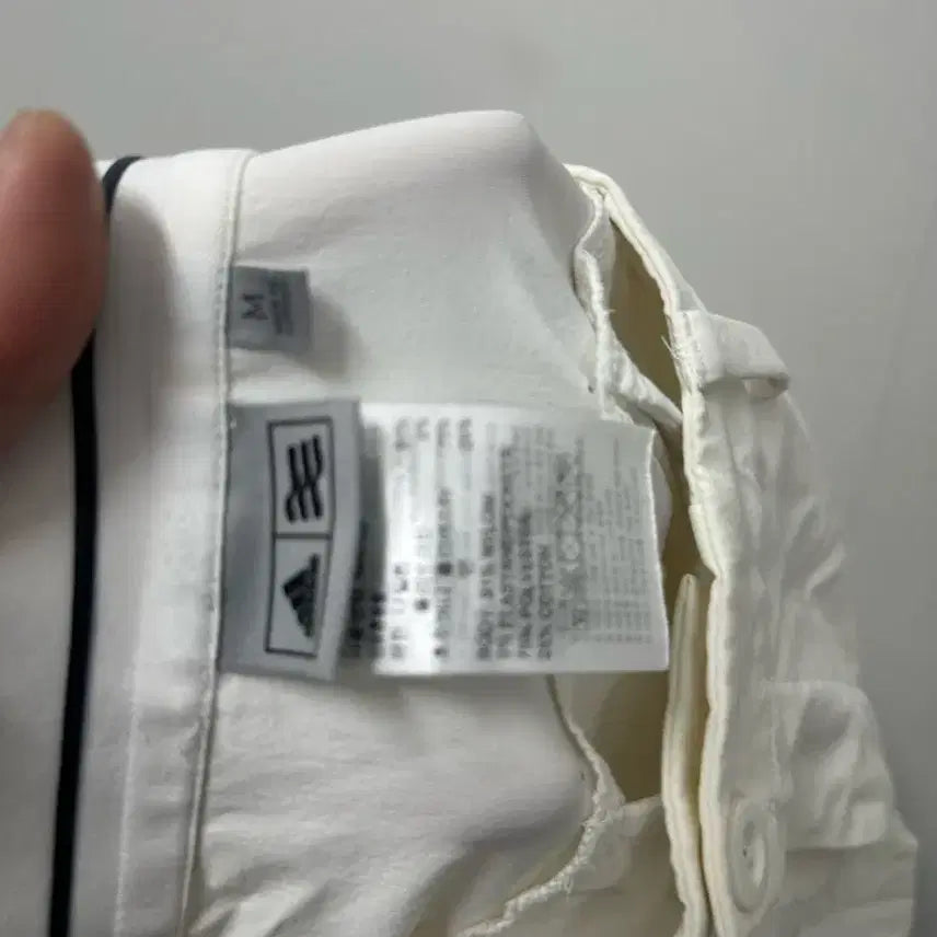[BUNJANG] Adidas Three Stripes White Pants M / [만원 아라비아빈티지]아디다스 삼선 화이트 바지 M