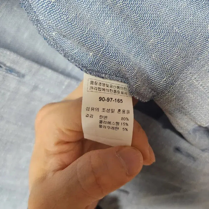 [BUNJANG] Blue Linen Shirt Dress / 블루 린넨 셔츠원피스 데일리룩