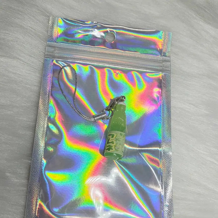[BUNJANG] Melon Soda Ramune Miniature Keyring / 메론소다 라무네 음료수 미니어처 키링