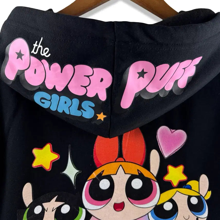 [BUNJANG] Powerpuff Girls Printed Hoodie Zip-up / 파워퍼프걸 프린팅 후드집업3010