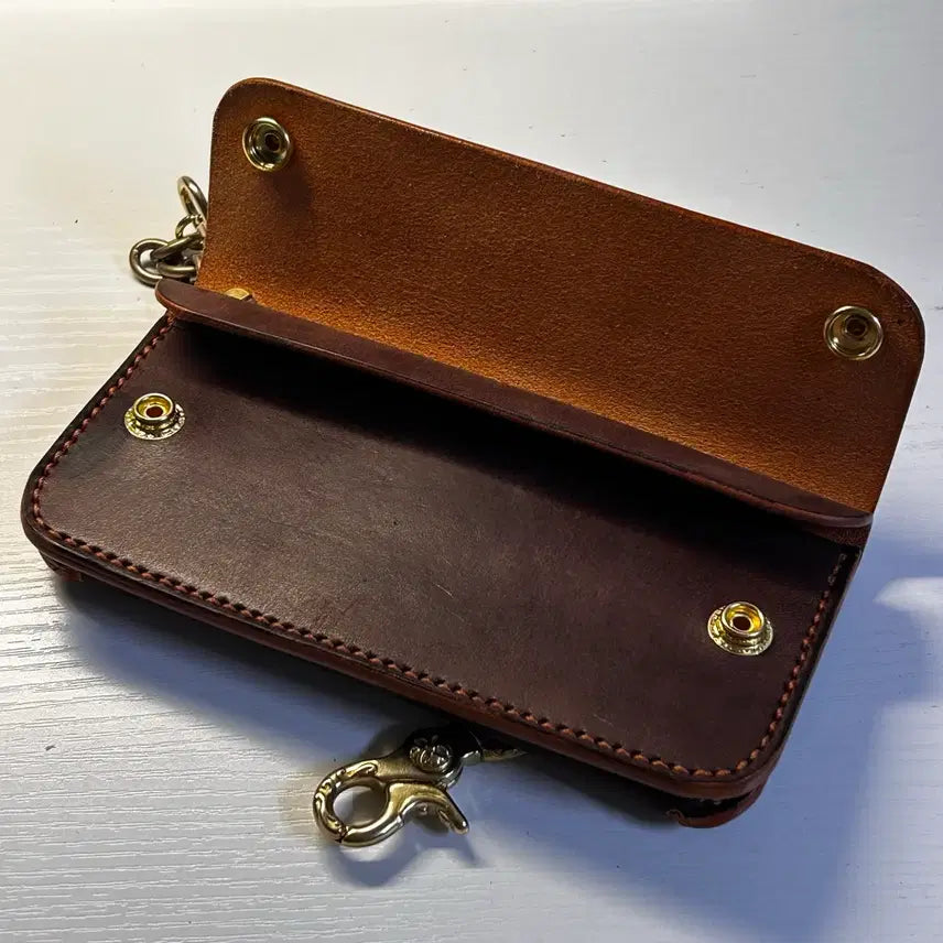 [BUNJANG] Chasim Brown Trucker Wallet / [새제품] 황동 차심 브라운 트러커월렛