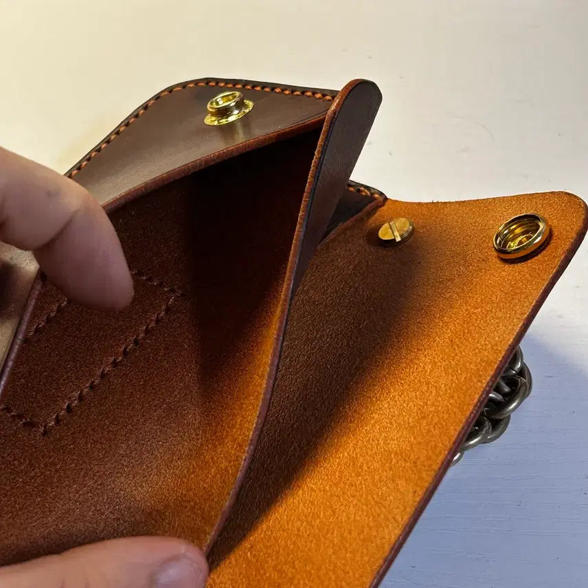 [BUNJANG] Chasim Brown Trucker Wallet / [새제품] 황동 차심 브라운 트러커월렛