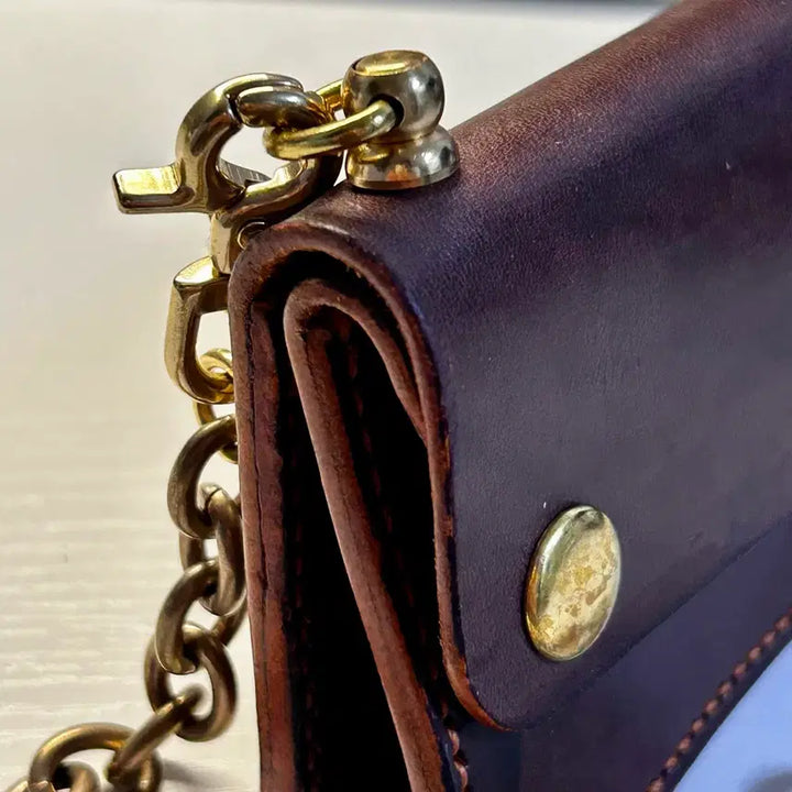 [BUNJANG] Chasim Brown Trucker Wallet / [새제품] 황동 차심 브라운 트러커월렛