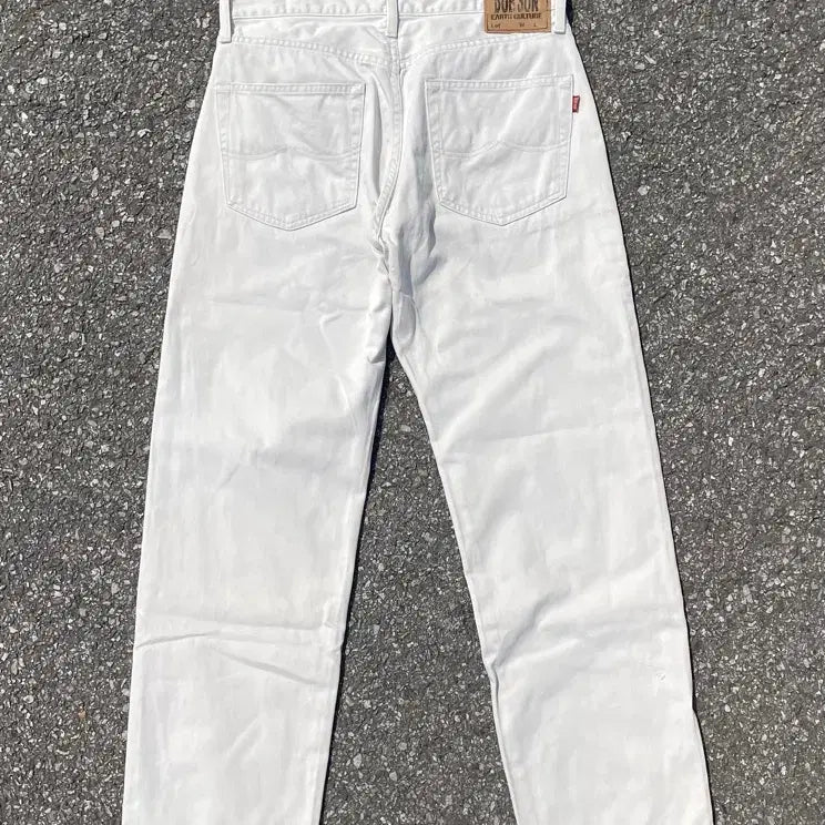 [BUNJANG] BOBSON White Denim Pants / [Made in japan]BOBSON 화이트 데님팬츠