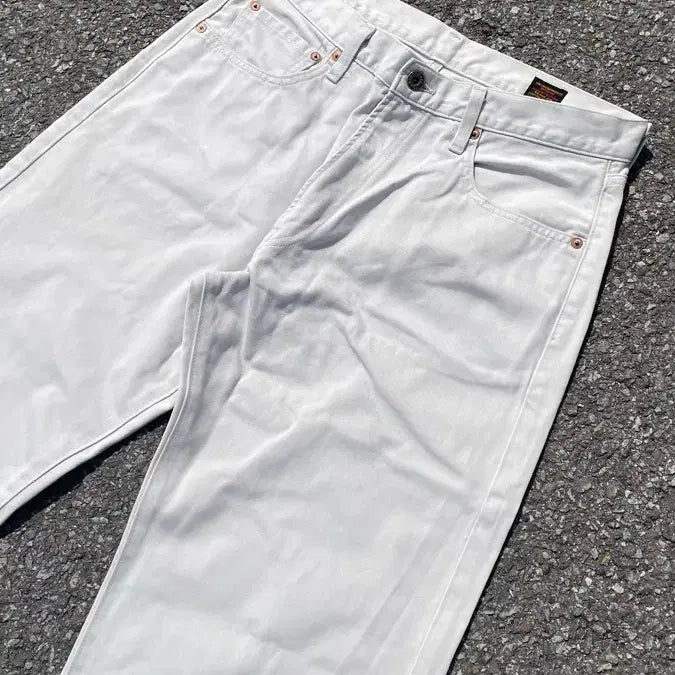 [BUNJANG] BOBSON White Denim Pants / [Made in japan]BOBSON 화이트 데님팬츠
