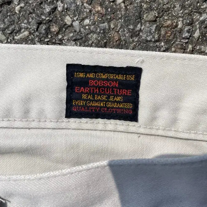 [BUNJANG] BOBSON White Denim Pants / [Made in japan]BOBSON 화이트 데님팬츠