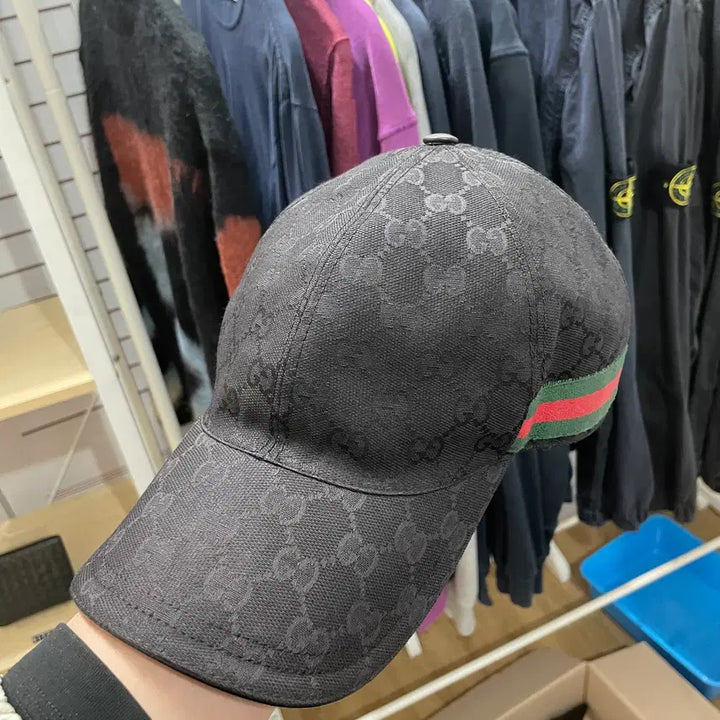 [SOLD OUT] [새상품급,58M] 구찌 웹 GG 모자 볼캡