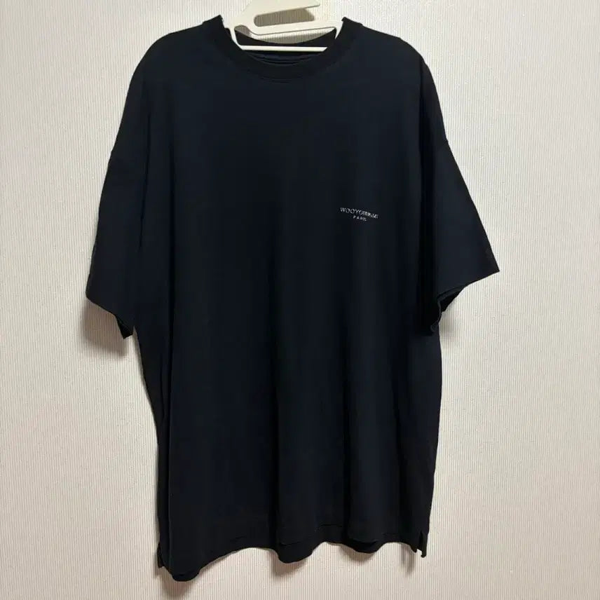 [BUNJANG] Wooyoungmi Paris Back Logo T-shirt / ( 당일방송 / 46 ) 우영미 파리 백로고 반팔