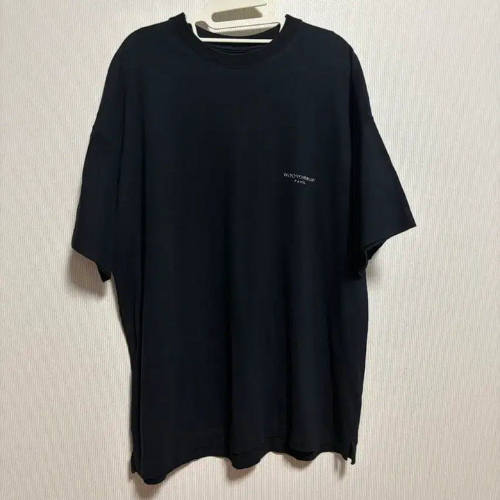 [BUNJANG] Wooyoungmi Paris Back Logo T-shirt / ( 당일방송 / 46 ) 우영미 파리 백로고 반팔