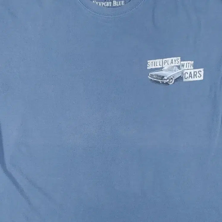 [BUNJANG] Newport Blue Ford Mustang Graphic Tee / 뉴포트블루 포드 머스탱 반팔 티셔츠 L