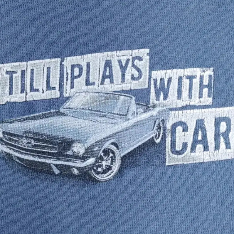 [BUNJANG] Newport Blue Ford Mustang Graphic Tee / 뉴포트블루 포드 머스탱 반팔 티셔츠 L