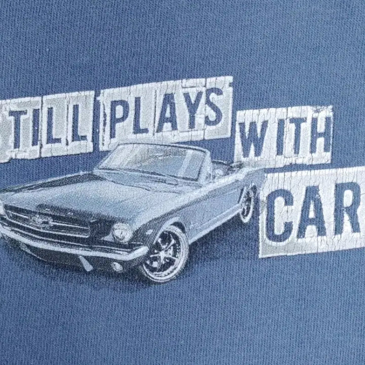 [BUNJANG] Newport Blue Ford Mustang Graphic Tee / 뉴포트블루 포드 머스탱 반팔 티셔츠 L