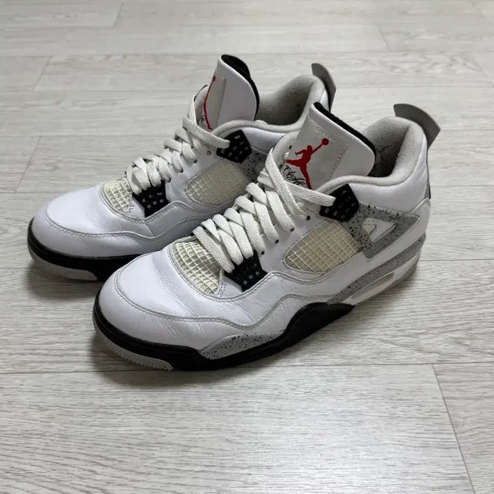 [BUNJANG] Nike Jordan 4 OG White Cement 2016 Sneakers / 조던 4 OG 화이트 시멘트 2016 275