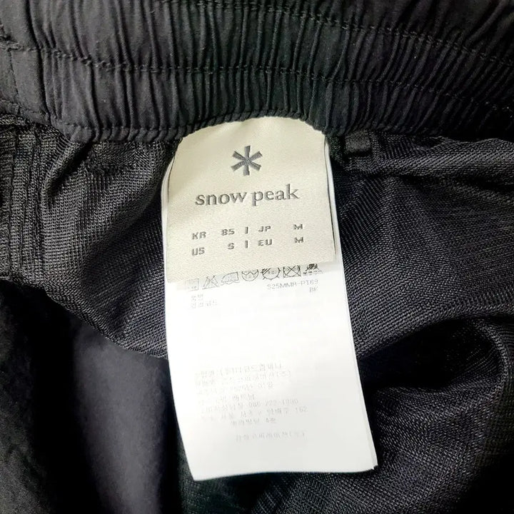 [BUNJANG] Snowpeak Tapered Pants Black / [25년] M 스노우피크 냉감 루트 테이퍼드 팬츠 블랙