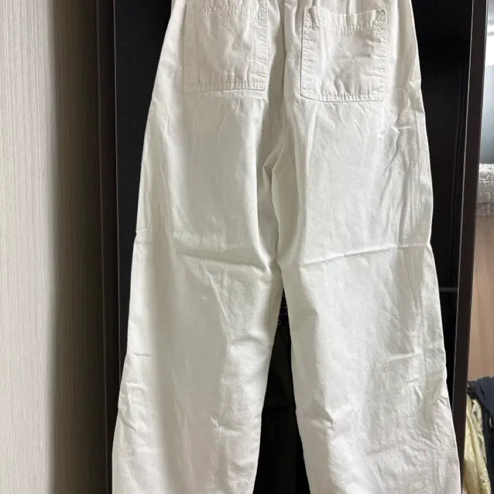 [SOLD OUT] 미엘 도매택 화이트 면바지 밴딩팬츠