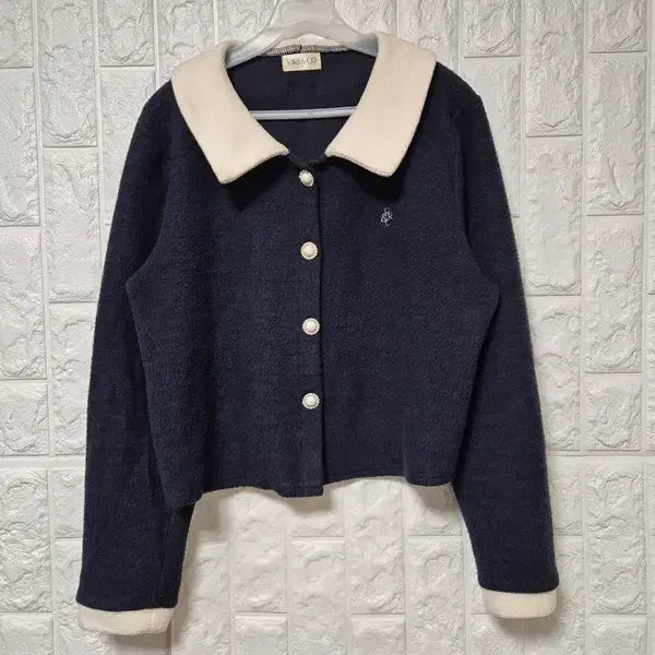 [BUNJANG] Lili &amp; Co Sailor Collar Knit Crop Top / 리리앤코 세일러카라 정품 여자 추동용 여성니트크롭숏긴팔티셔츠3