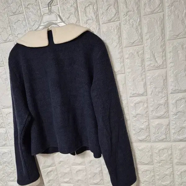 [BUNJANG] Lili &amp; Co Sailor Collar Knit Crop Top / 리리앤코 세일러카라 정품 여자 추동용 여성니트크롭숏긴팔티셔츠3
