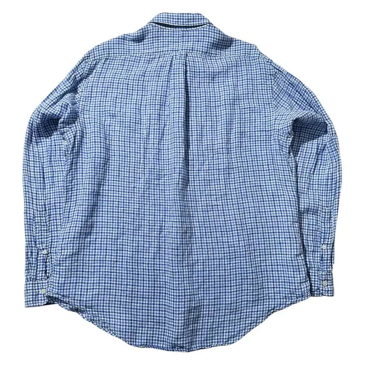 [BUNJANG] Polo Ralph Lauren Linen Check Shirt / [XL] 폴로 랄프로렌 린넨 체크 셔츠