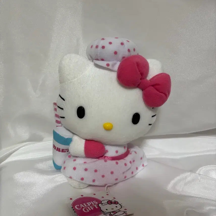 [BUNJANG] Sanrio Calpis Collaboration Hello Kitty Doll / 고전 산리오 칼피스 콜라보 키티인형 핑크