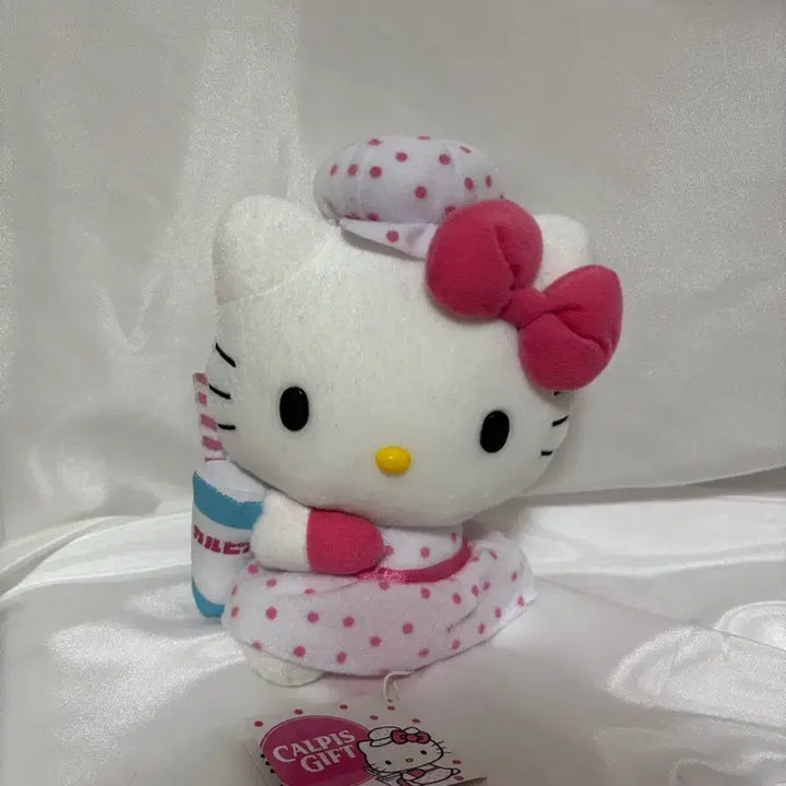 [BUNJANG] Sanrio Calpis Collaboration Hello Kitty Doll / 고전 산리오 칼피스 콜라보 키티인형 핑크