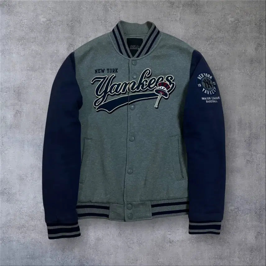 [SOLD OUT] MLB 뉴욕양키스 빅로고 코튼 바시티 자켓