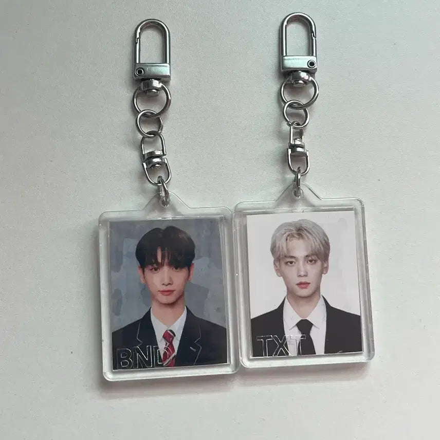 [BUNJANG] TXT Soobin &amp; BOYNEXTDOOR Jaehyun Custom Keyring / TXT 투모로우바이투게더 수빈/보이넥스트도어 명재현 수제키링