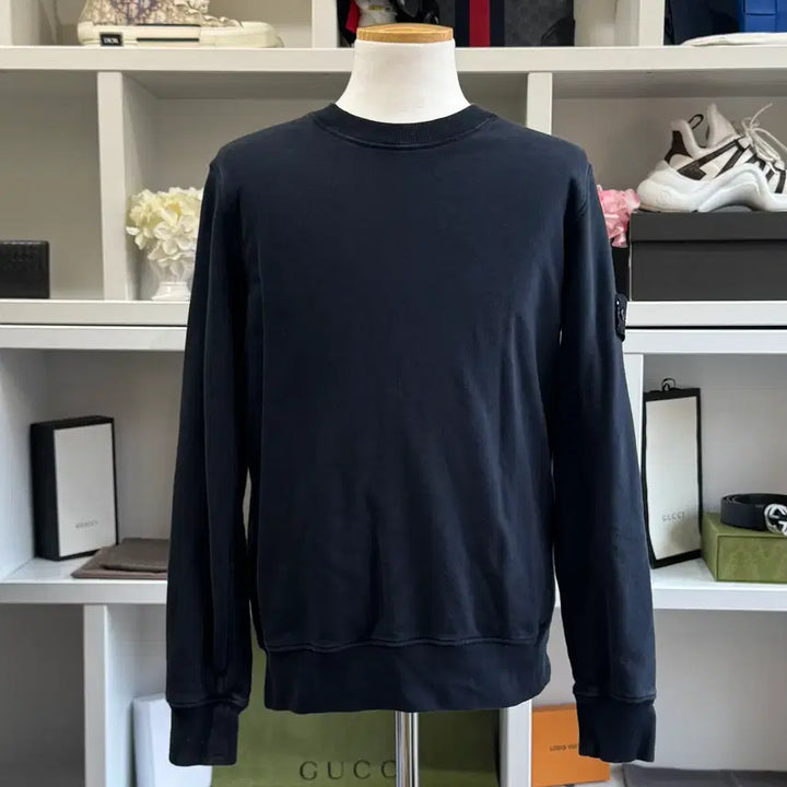 [BUNJANG] Stone Island Black Sweatshirt (M) / [새상품급,M] 스톤아일랜드 블랙 맨투맨