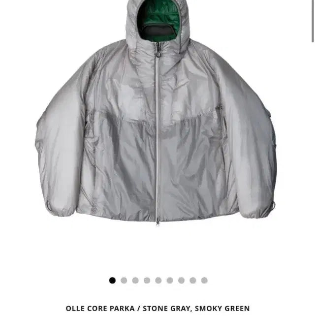 [BUNJANG] Rootfinder Ole Core Parka Stone Gray/Smoky Green Jacket / 루트파인더 올레 코어 파카 스톤그레이/스모키그린