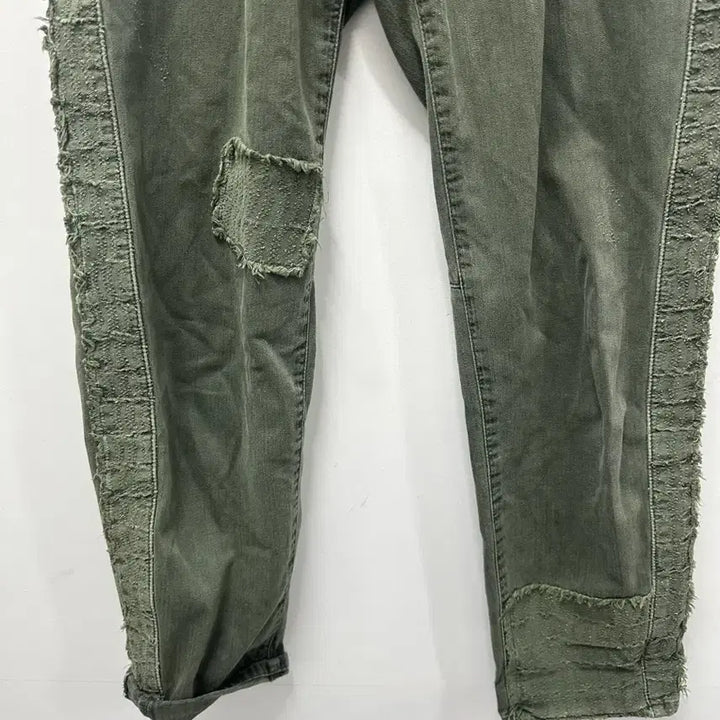 [BUNJANG] System Khaki Damage Detail Cargo Pants 30 / [만원 아라비아빈티지]시스템 카키 데미지 디테일 카고 바지 30