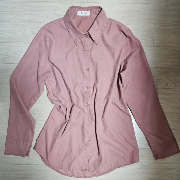 [BUNJANG] Peach Pink Shirt (55-66) / 피치핑크 셔츠 55~66