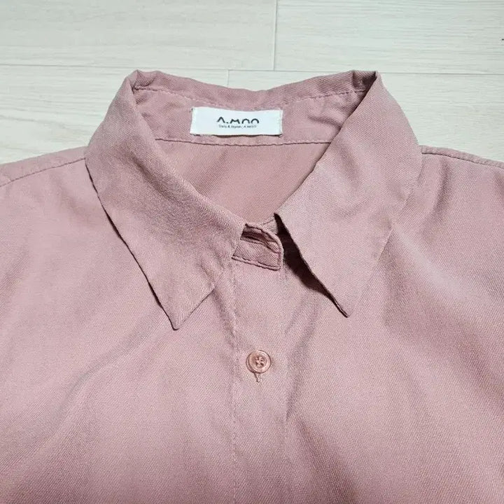 [BUNJANG] Peach Pink Shirt (55-66) / 피치핑크 셔츠 55~66