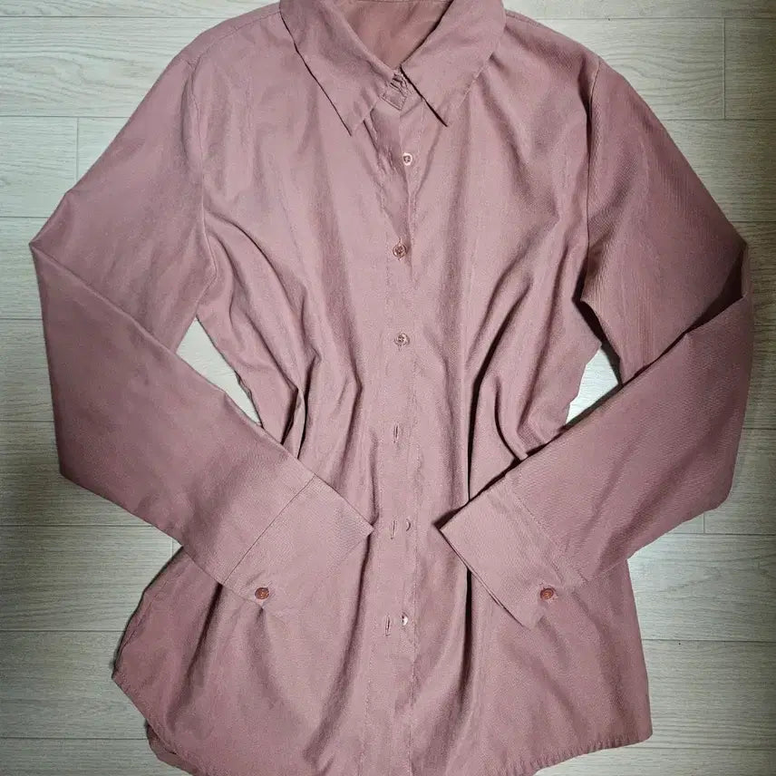 [BUNJANG] Peach Pink Shirt (55-66) / 피치핑크 셔츠 55~66